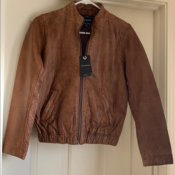 lucky brand ana leather jacket